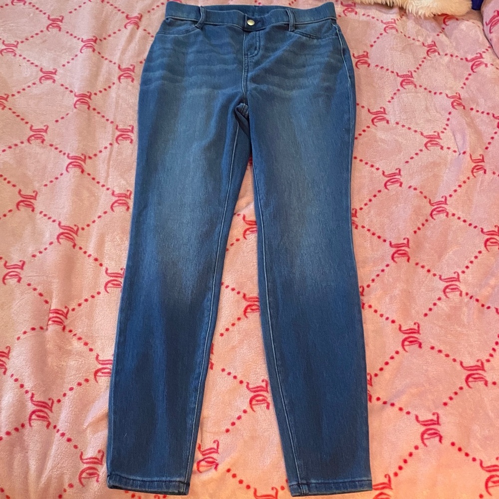 Time and Tru Women's Skinny Jeggings in Blue